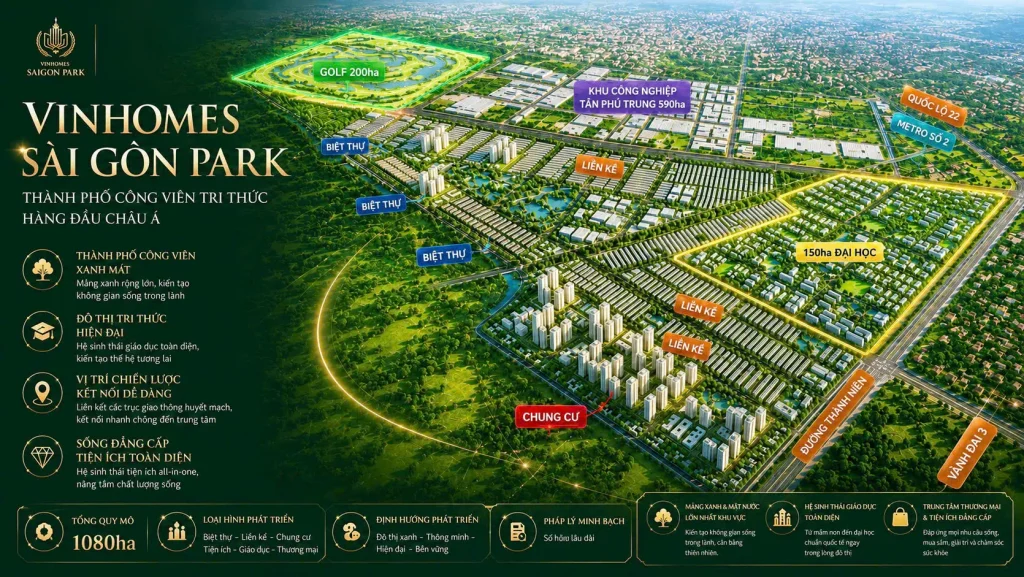 Quy hoạch vinhomes saigon park 