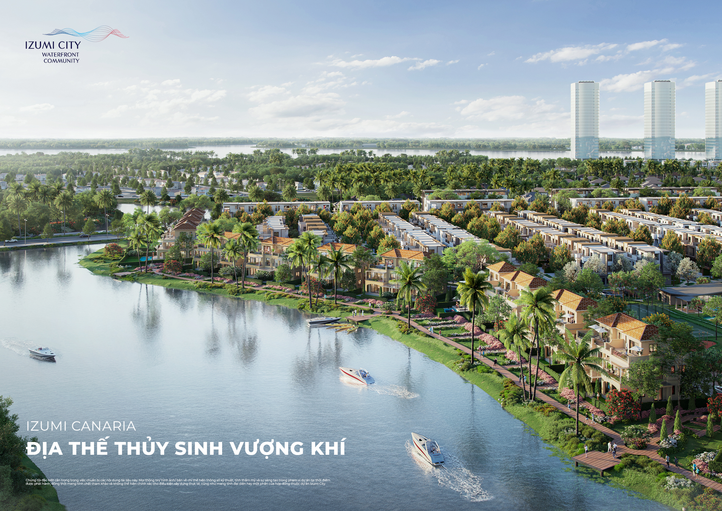 Izumi City mang lợi thế sông nước và mảng xanh