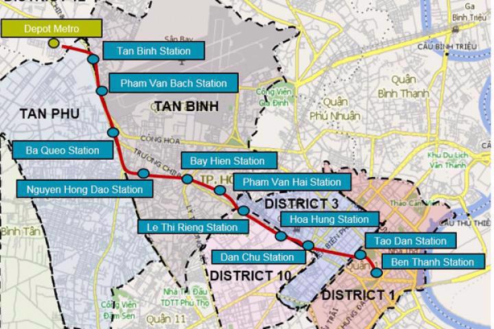 metro số 2 bến thành tham lương vinhomes saigon park