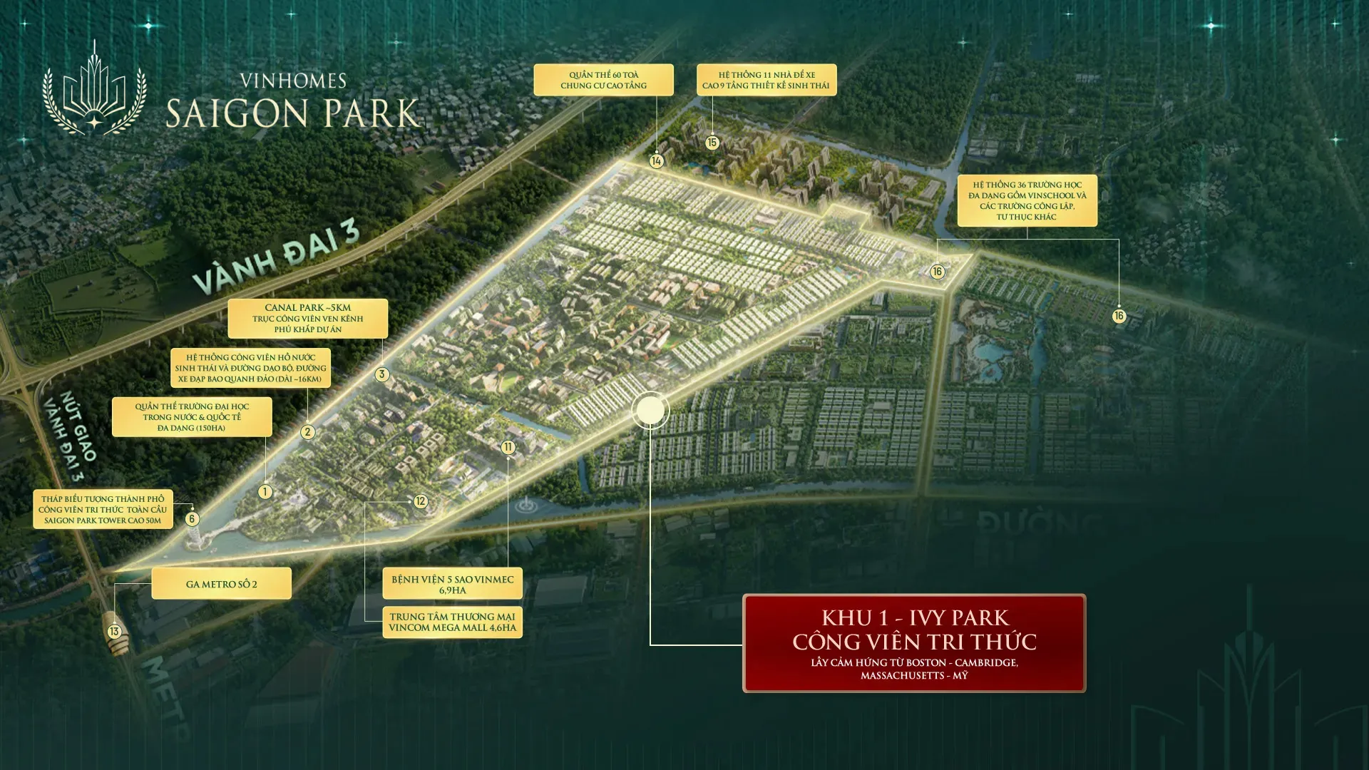 phân khu ivy park vinhomes saigon park
